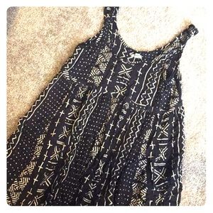 Mini dress tribal print
